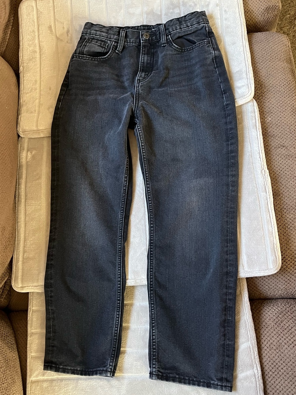 Old Navy Girls High Rise Slouchy Straight Jeans size 12